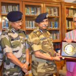 Officers of Central Industrial Security Force ( CISF) meeting Lt Governor (1)